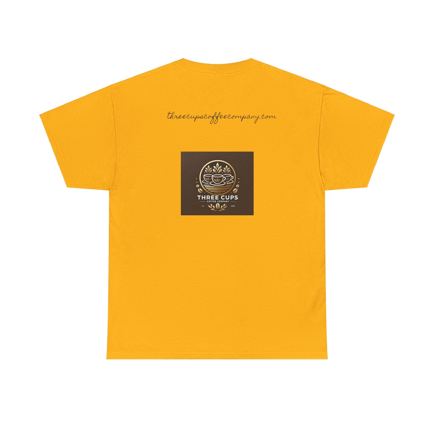 Three Cups Coffee Company Light Roast Logo Tee - Unisex Heavy Cotton