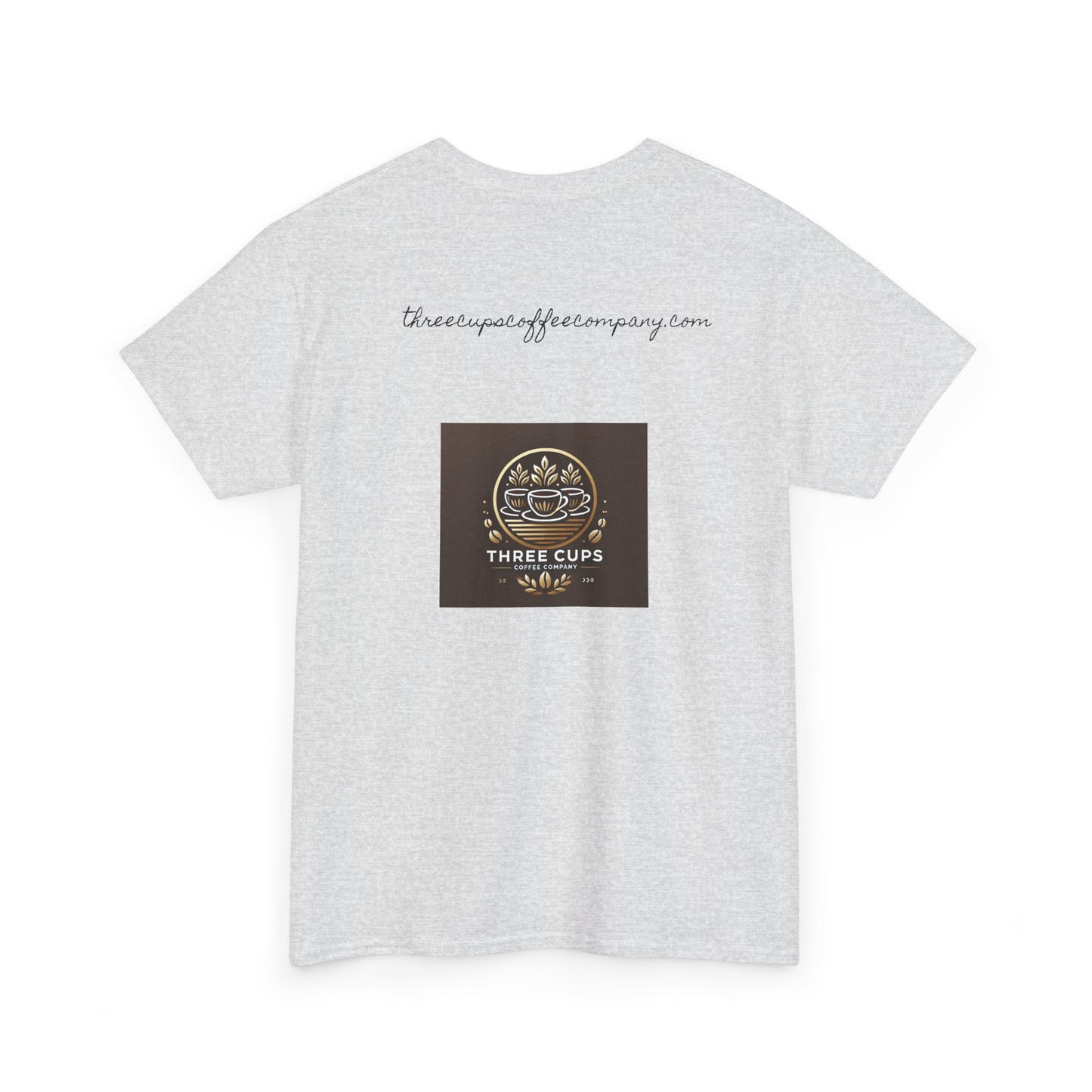 Three Cups Coffee Company Light Roast Logo Tee - Unisex Heavy Cotton