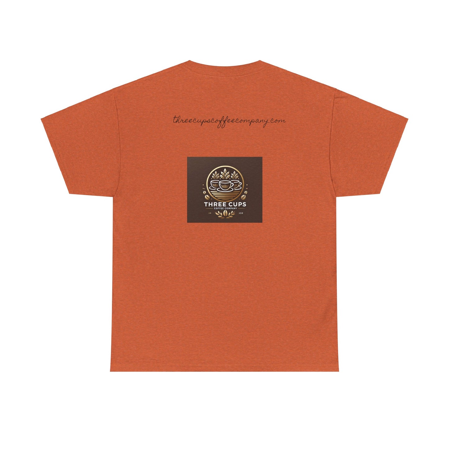 Three Cups Coffee Company Light Roast Logo Tee - Unisex Heavy Cotton