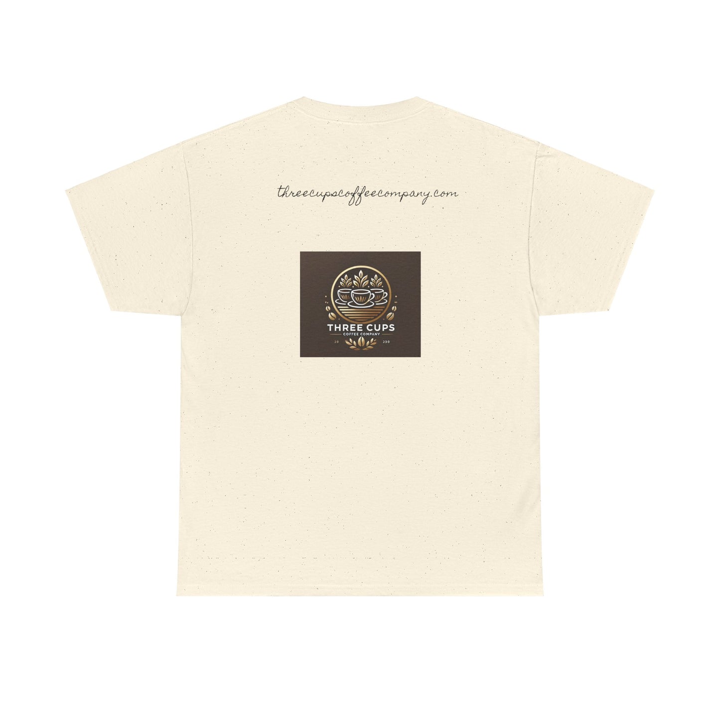 Three Cups Coffee Company Light Roast Logo Tee - Unisex Heavy Cotton