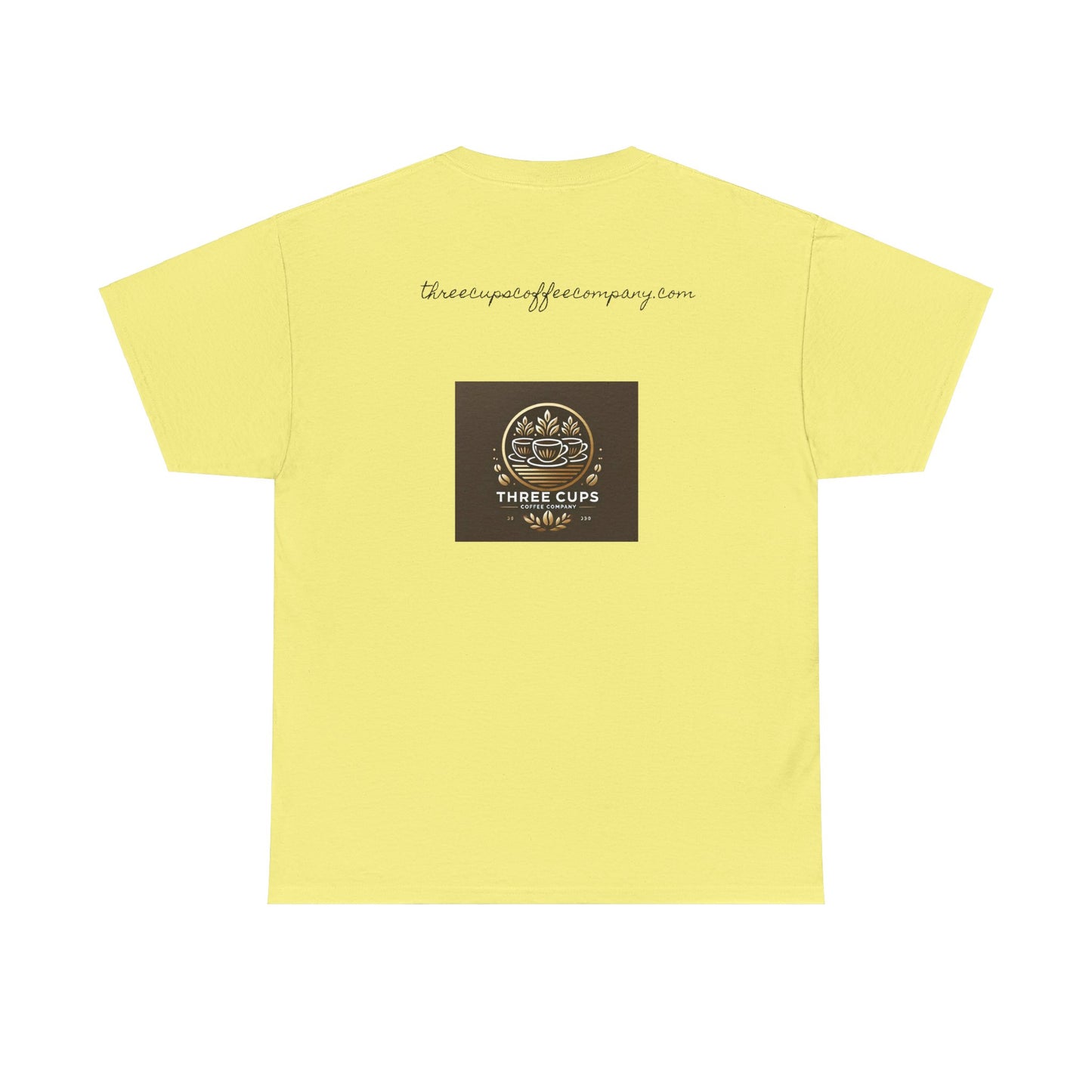 Three Cups Coffee Company Light Roast Logo Tee - Unisex Heavy Cotton