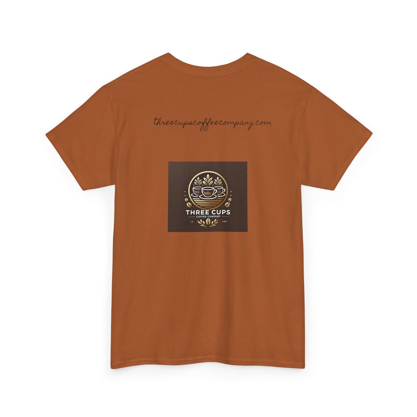 Three Cups Coffee Company Light Roast Logo Tee - Unisex Heavy Cotton