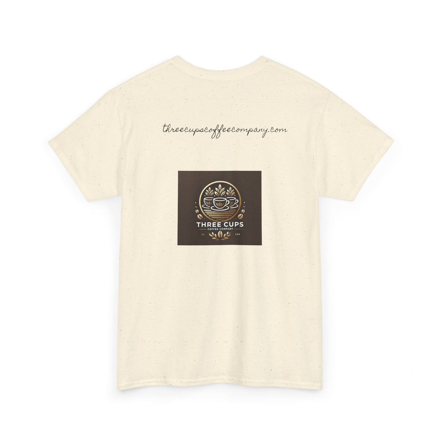 Three Cups Coffee Company Light Roast Logo Tee - Unisex Heavy Cotton