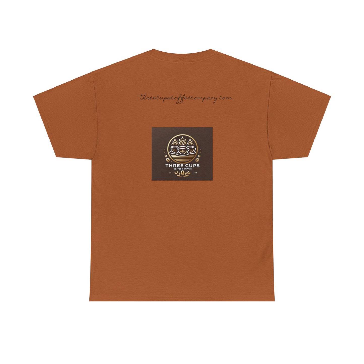 Three Cups Coffee Company Light Roast Logo Tee - Unisex Heavy Cotton